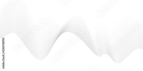 Abstract modern background, curved lines, create the effect of an optical illusion and will successfully complement your design stock illustration.