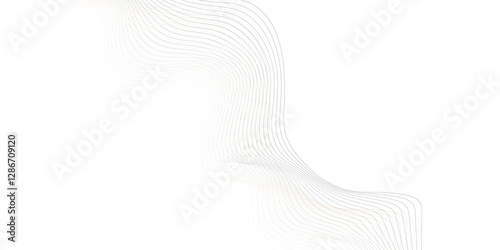 Abstract modern background, curved lines, create the effect of an optical illusion and will successfully complement your design stock illustration.