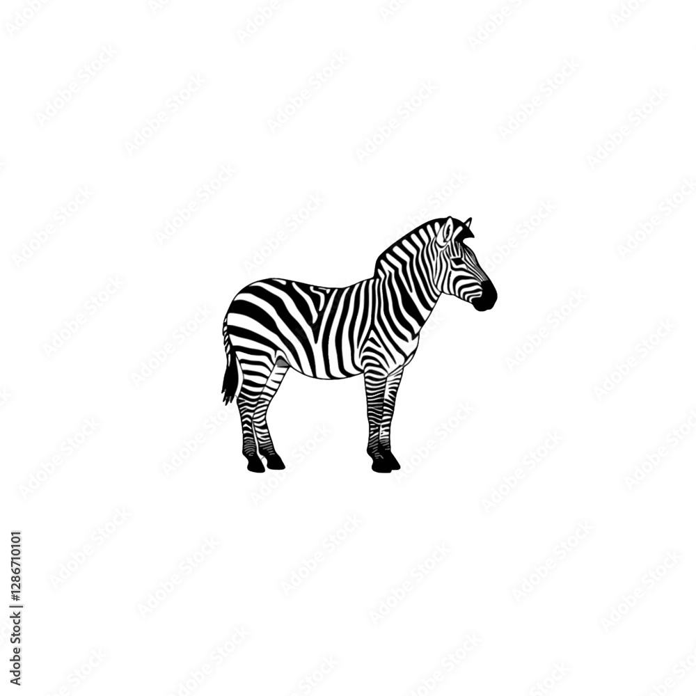 Zebra Vector Logo Design Zebra Vector Logo Design
