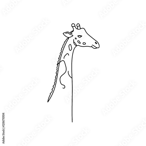 Giraffe Vector Logo Design