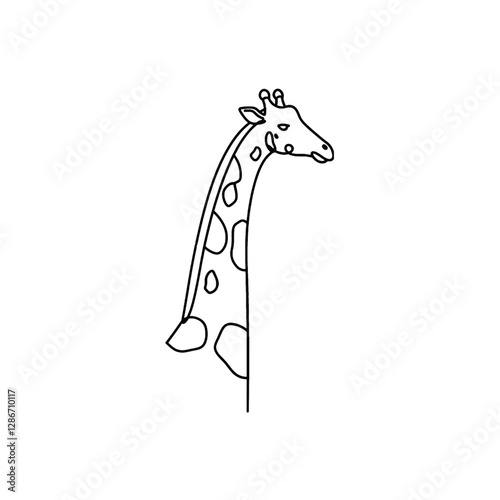 Giraffe Vector Logo Design