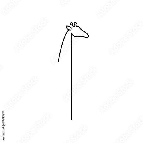 Giraffe Vector Logo Design