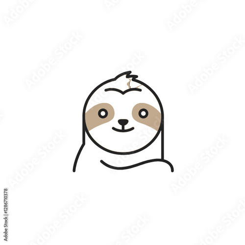Sloth Vector Logo Design