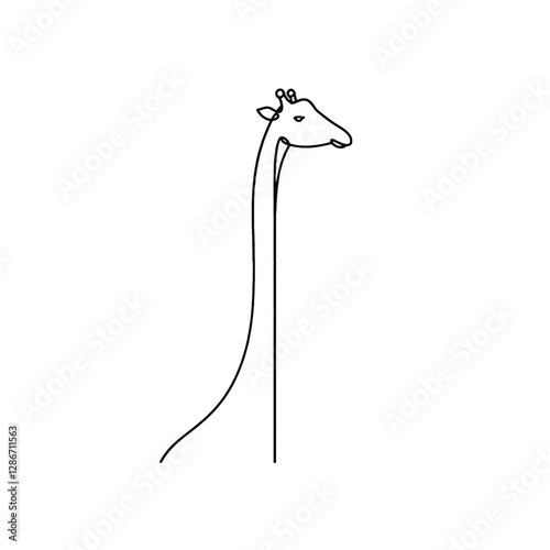 Giraffe Vector Logo Design