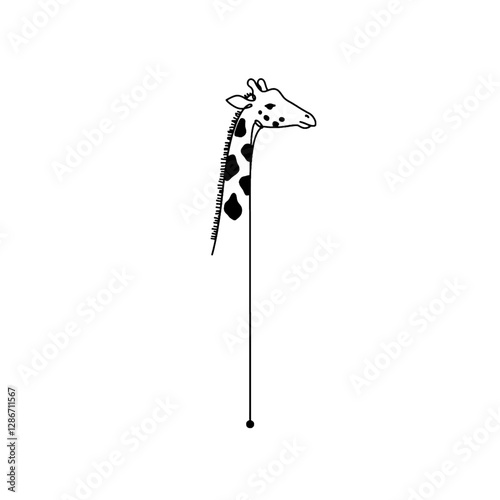 Giraffe Vector Logo Design