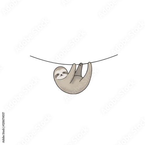 Sloth Vector Logo Design