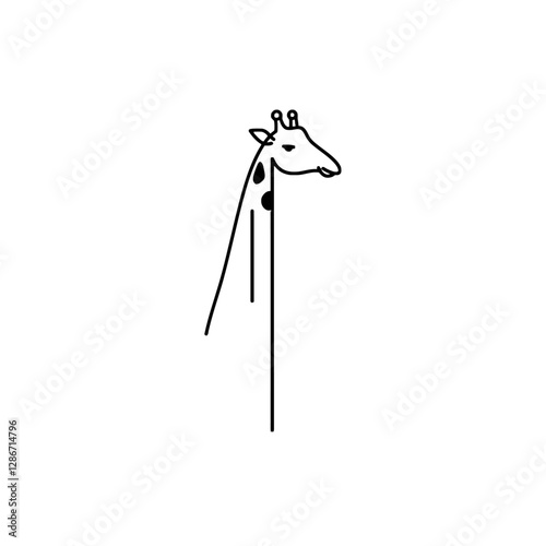 Giraffe Vector Logo Design