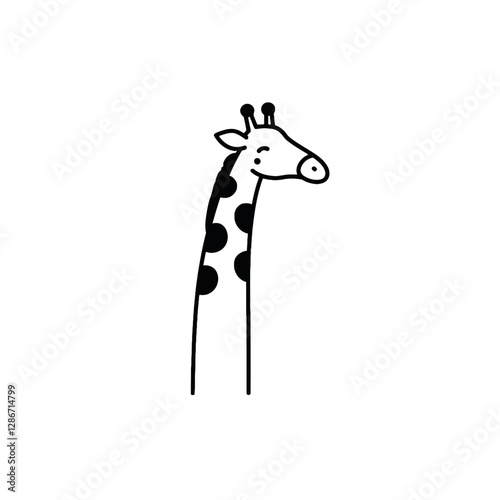 Giraffe Vector Logo Design