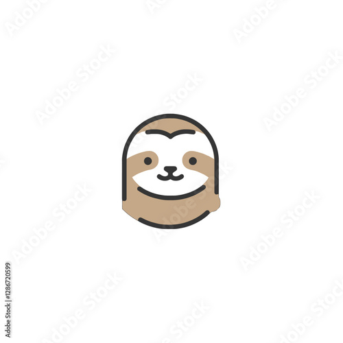 Sloth Vector Logo Design