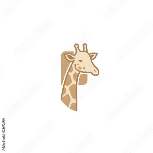 Giraffe Vector Logo Design