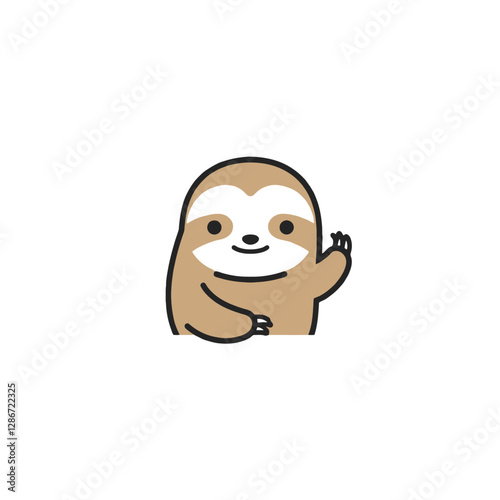 Sloth Vector Logo Design