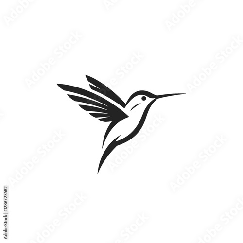 Hummingbird Vector Logo Design