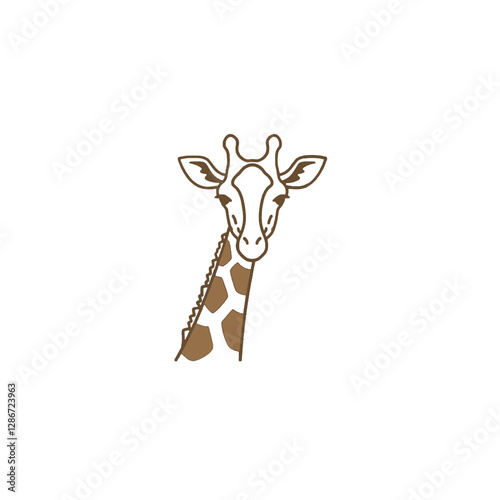 Giraffe Vector Logo Design
