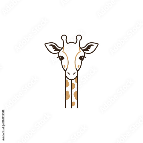 Giraffe Vector Logo Design