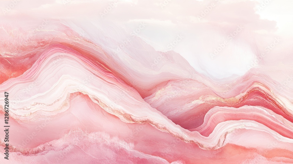 Minimalist pink marble background with subtle shadow details Minimalist pink marble background with subtle shadow details