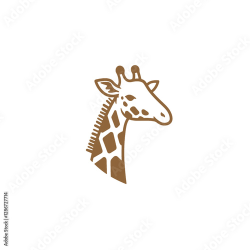 Giraffe Vector Logo Design