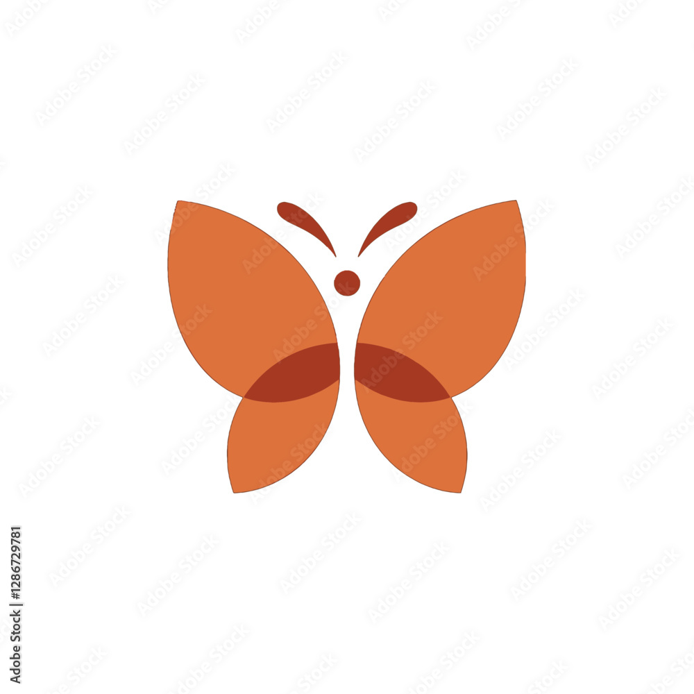 Naklejka premium Butterfly Vector Logo Design