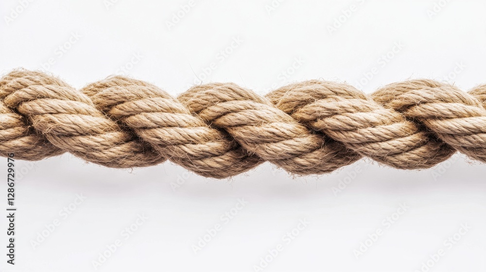 A close-up view of a twisted natural fiber rope, showcasing its intricate texture and warm, earthy tones. A close-up view of a twisted natural fiber rope, showcasing its intricate texture and warm, earthy tones.
