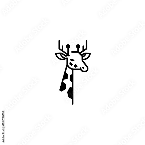 Giraffe Vector Logo Design