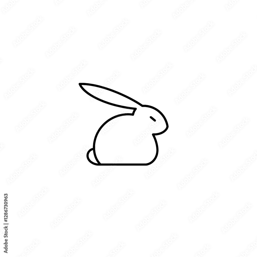 Obraz premium Rabbit Vector Logo Design