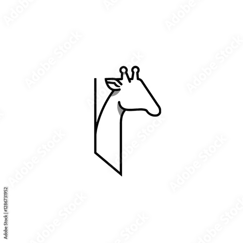 Giraffe Vector Logo Design