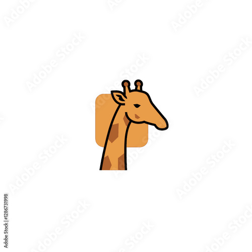 Giraffe Vector Logo Design