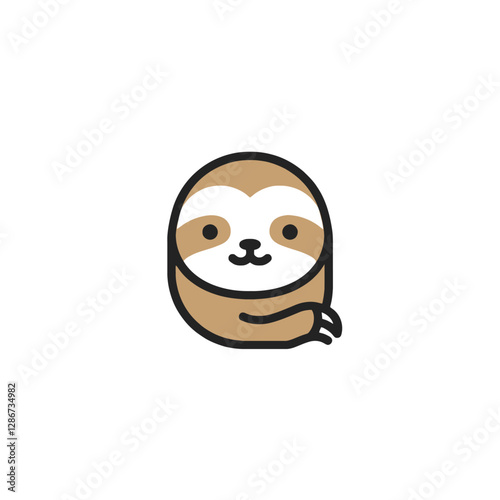 Sloth Vector Logo Design