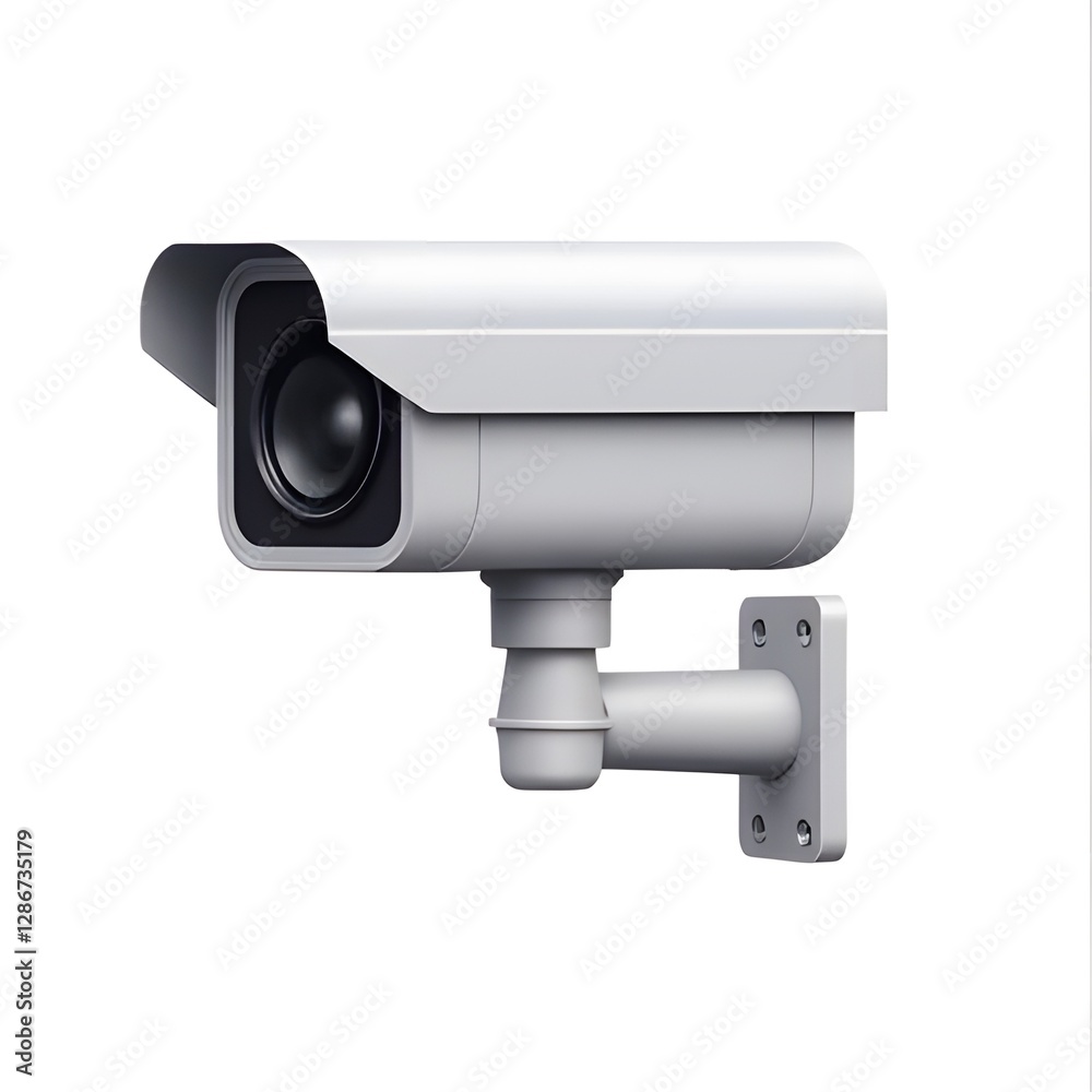 security camera isolated on white background security camera isolated on white background