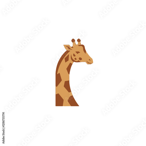 Giraffe Vector Logo Design