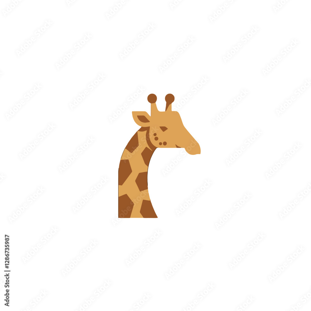 Obraz premium Giraffe Vector Logo Design