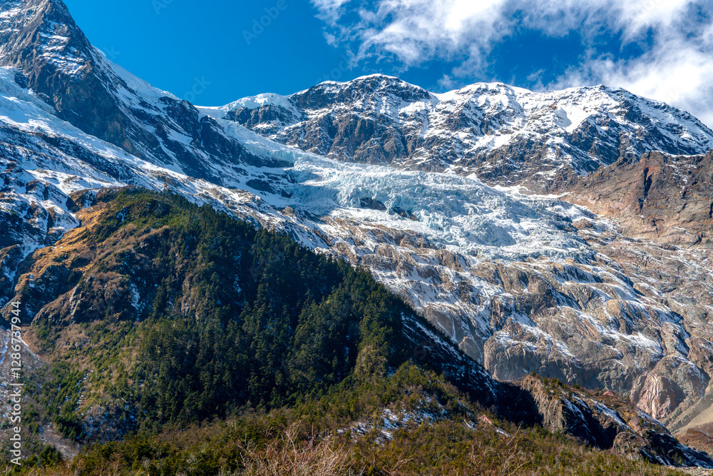 mountain landscape in the alps mountain landscape in the alps