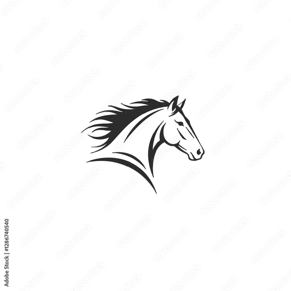 Fototapeta premium Horse Vector Logo Design