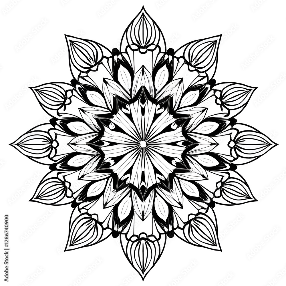 Fototapeta premium Intricate Mandala Design