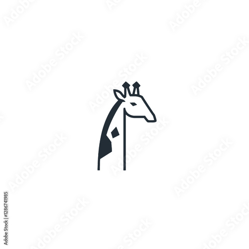 Giraffe Vector Logo Design