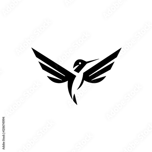 Hummingbird Vector Logo Design