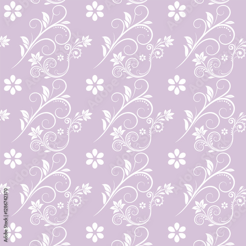 seamless pattern with flowers