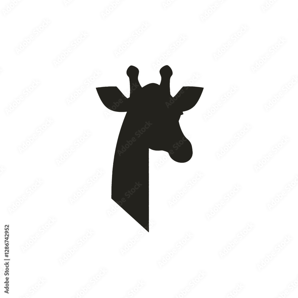 Obraz premium Giraffe Vector Logo Design