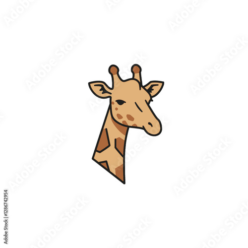 Giraffe Vector Logo Design