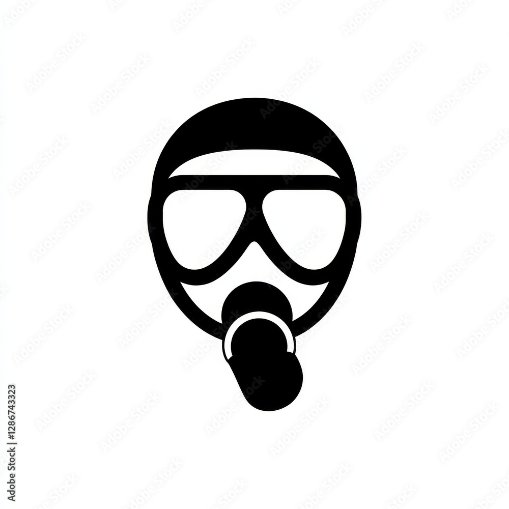 Iconic Gas Mask: A Symbol of Protection and Preparedness Against Hazardous Environments. Iconic Gas Mask: A Symbol of Protection and Preparedness Against Hazardous Environments.