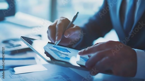 I've made my tablet a mini workstation Shot a young entrepreneur using a digital tablet in a modern office businessman