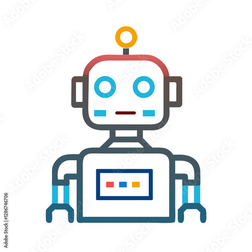 Robot SVG Vector Icons – AI, Automation, Technology & Robotics