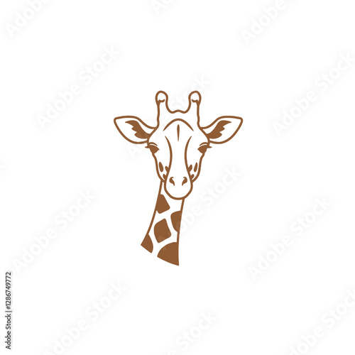 Giraffe Vector Logo Design