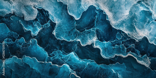 Blue Glacier Crevasses
