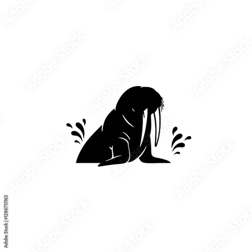 Walrus Vector Logo Design