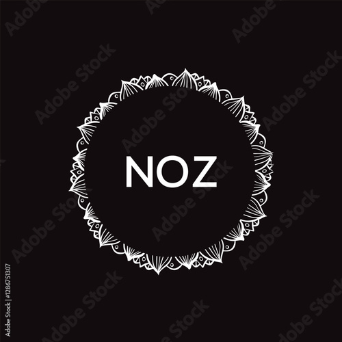 NOZ  Letter Initial Logo Design Template Vector Illustration