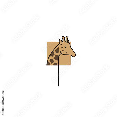 Giraffe Vector Logo Design