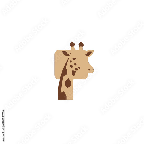 Giraffe Vector Logo Design