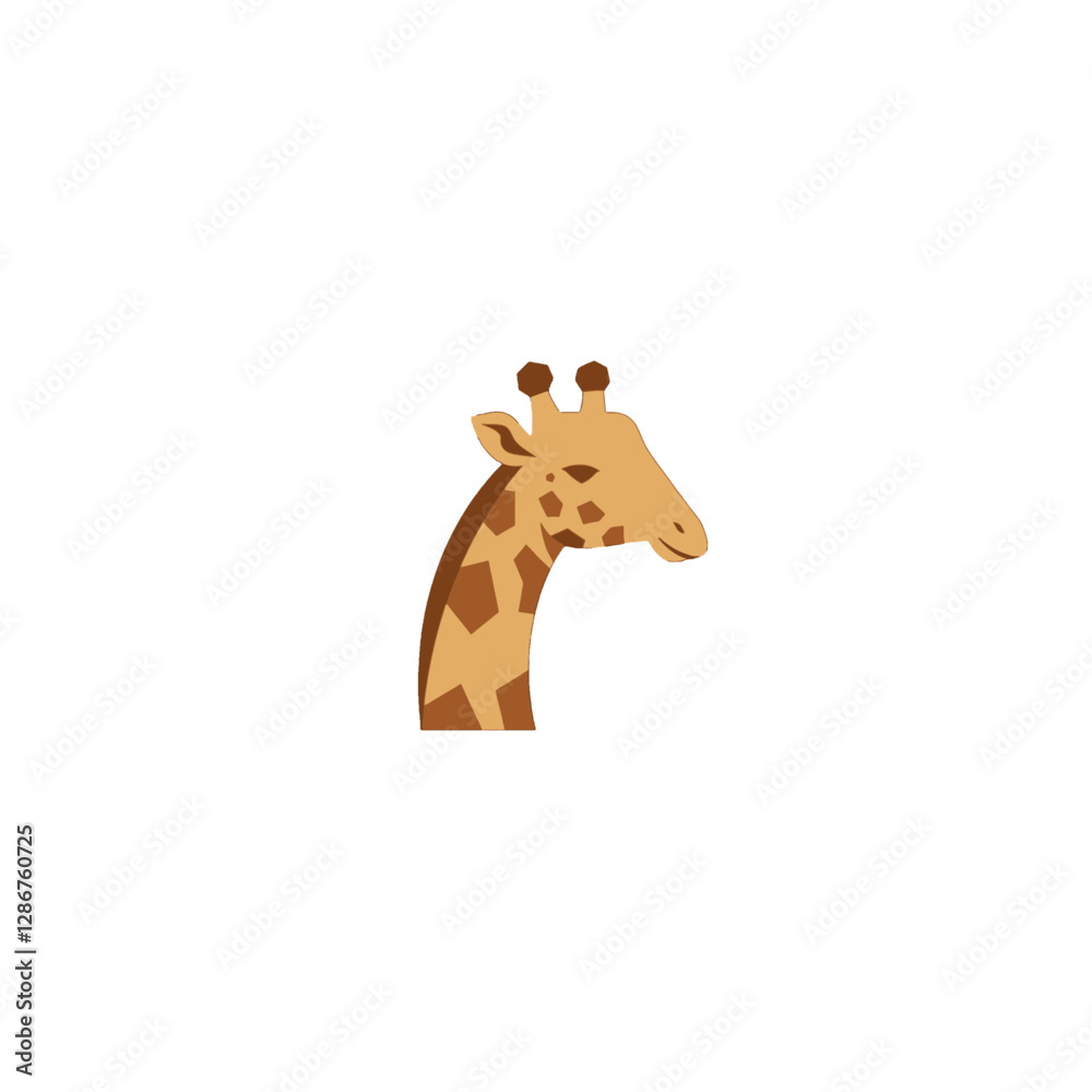 Obraz premium Giraffe Vector Logo Design