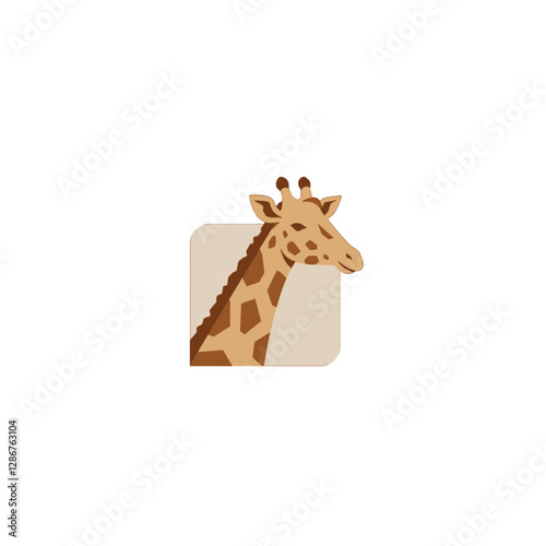 Giraffe Vector Logo Design