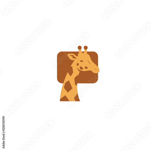 Giraffe Vector Logo Design